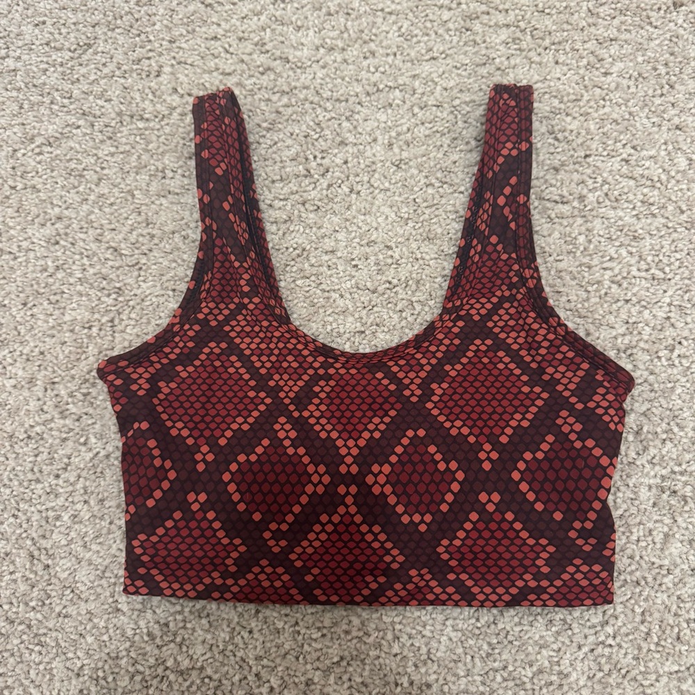 Balance Athletica Snake Print Crop/Bra